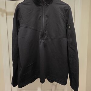 Men's Black Half-Zip Jacket